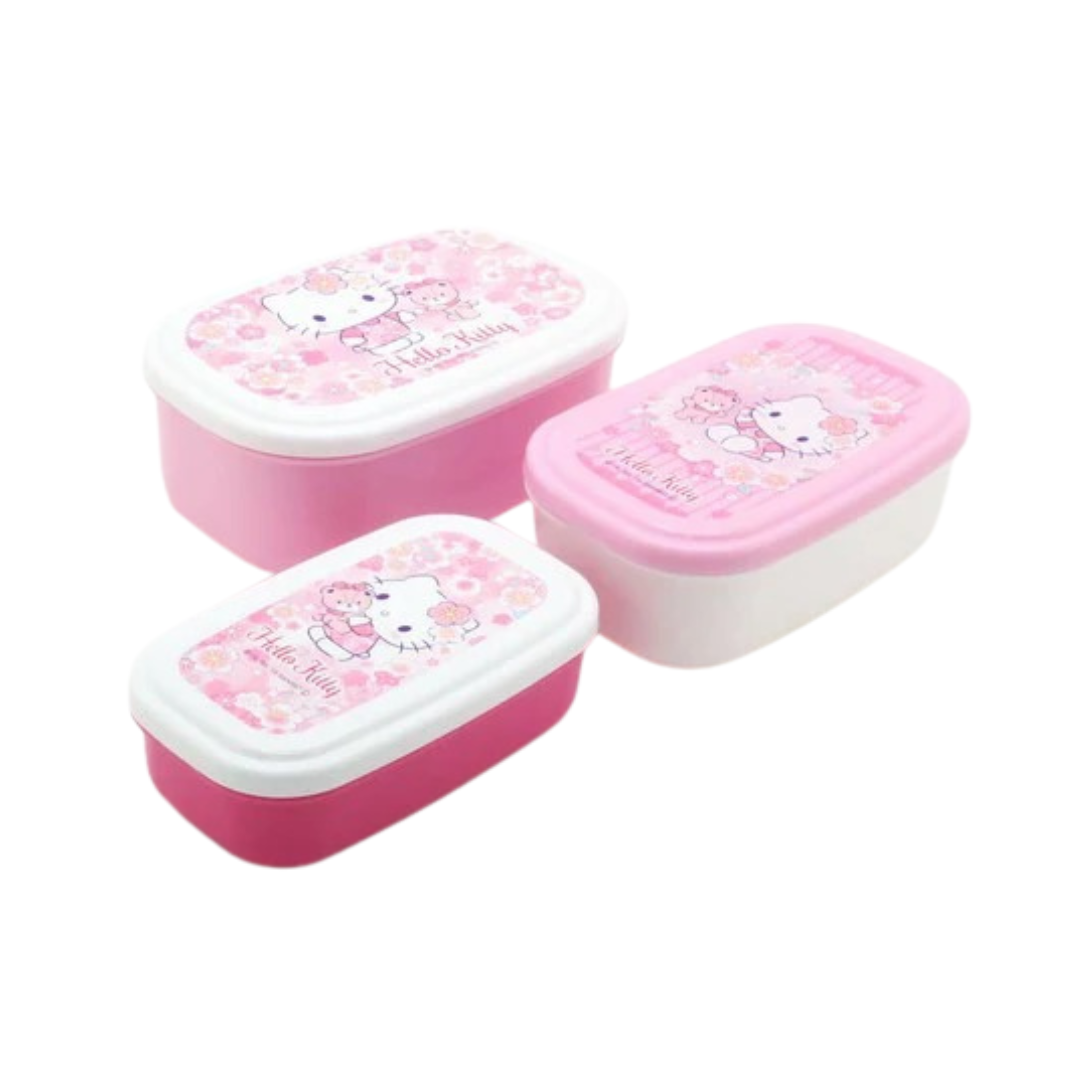Hello Kitty Food Containers | Sakura, 3-piece set