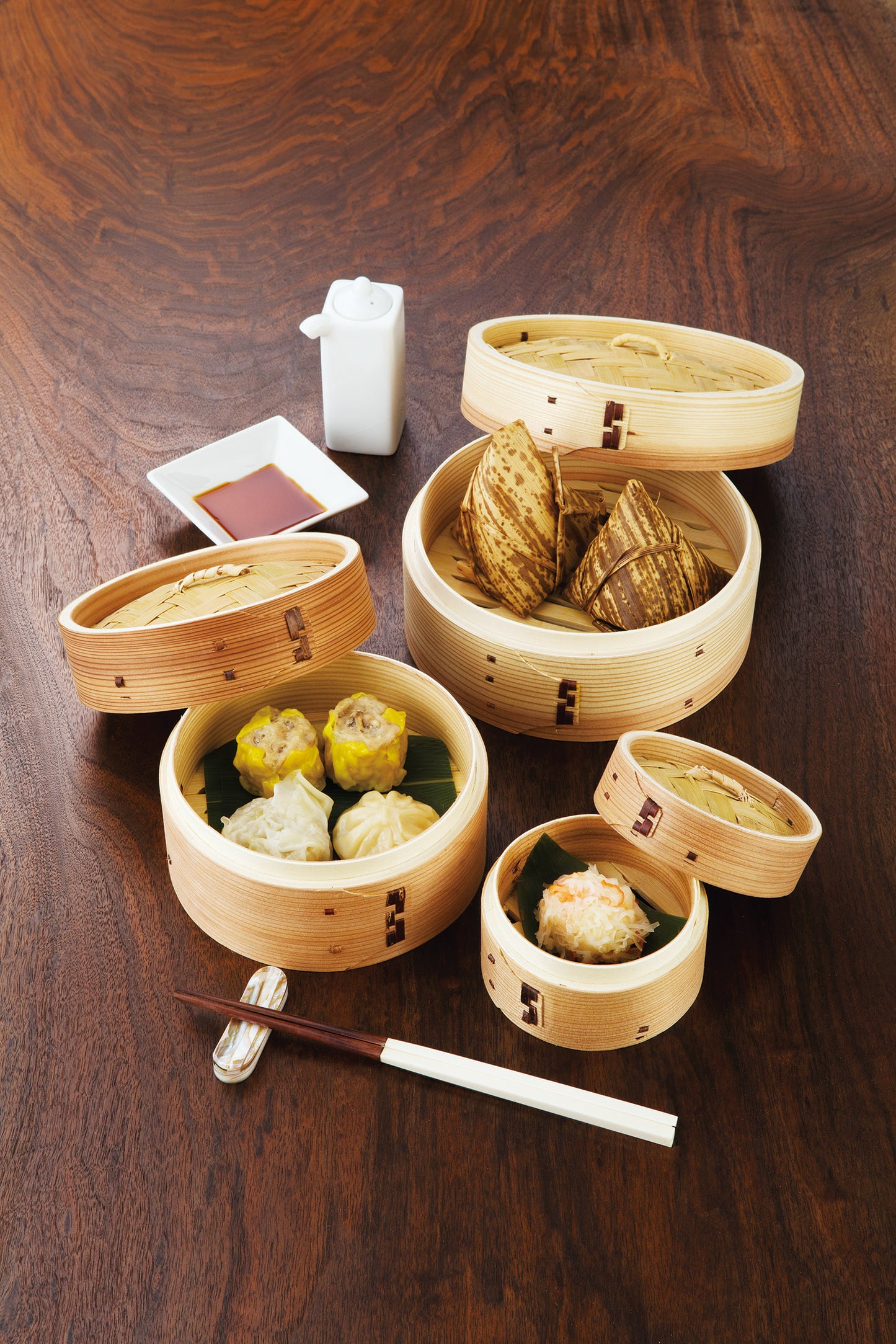 Dim Sum Bamboo Basket