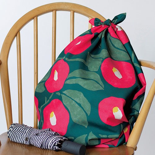 100cm Aquadrop Furoshiki | Yumeji Takehisa - Tsubaki