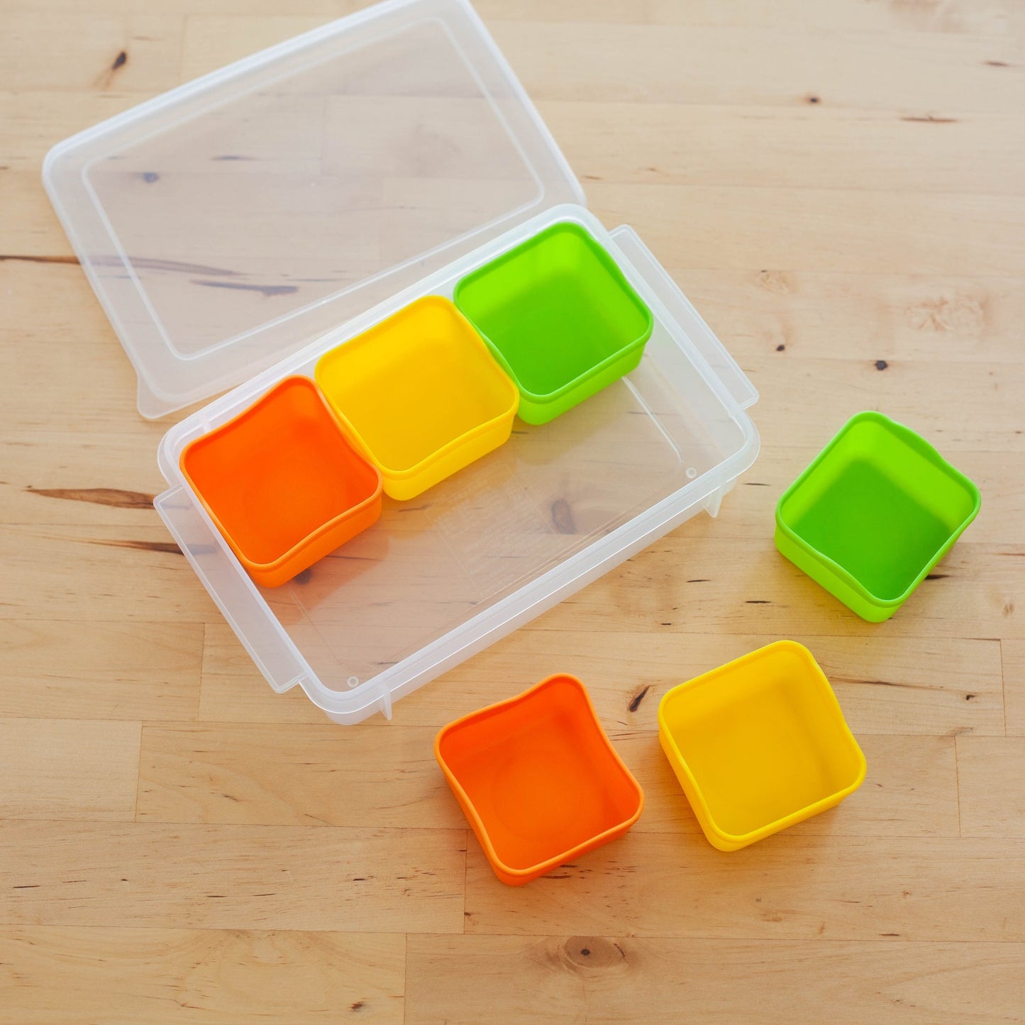 Silicone Divider Cup Set | Square (6 pieces)
