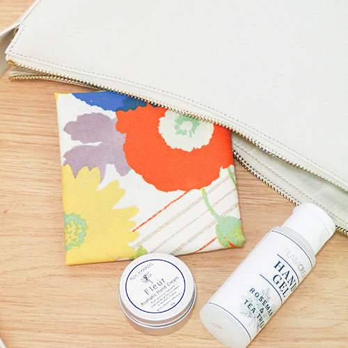 45cm cohare Furoshiki | Flower Stripe