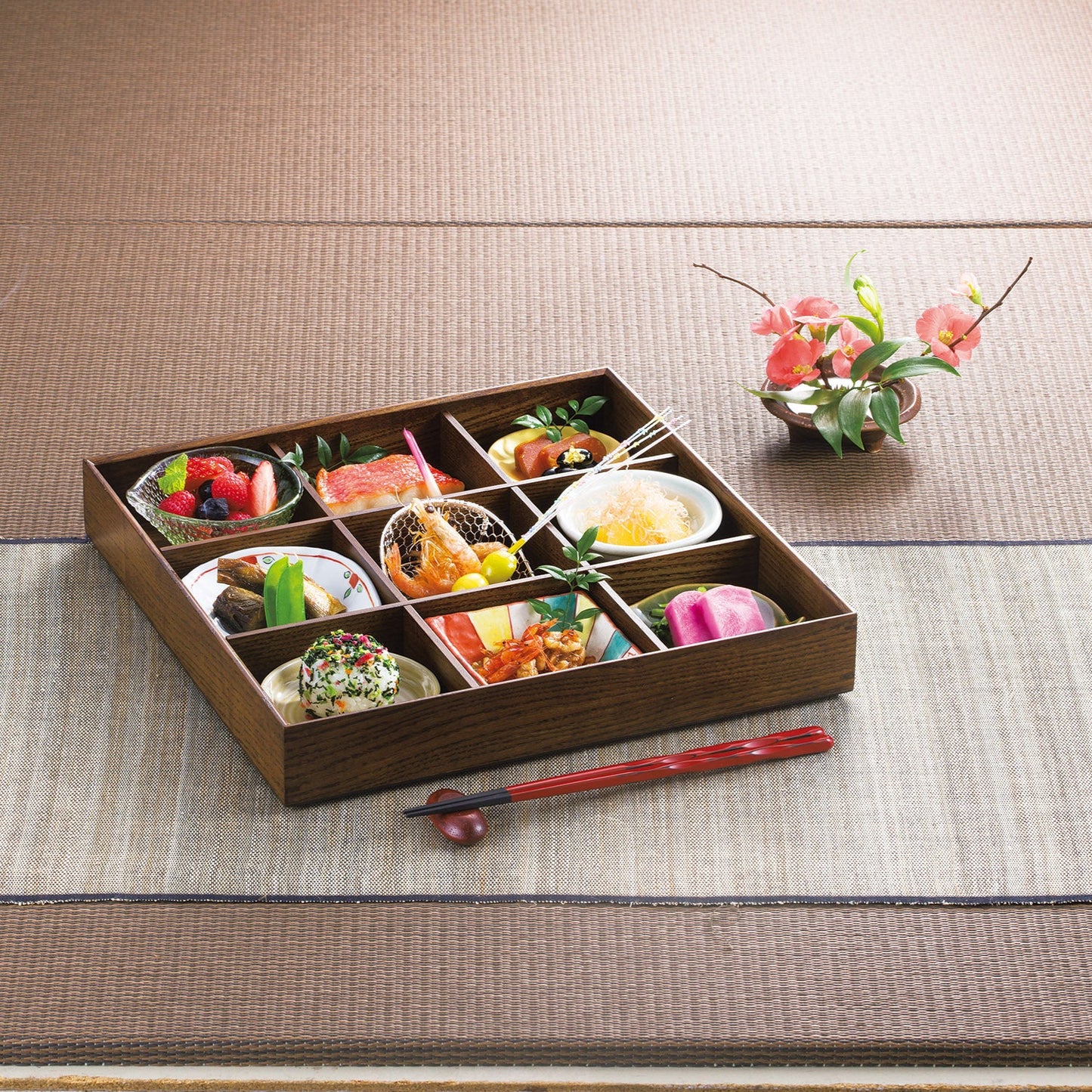 Wooden Shokado Bento | Wami (without lid)
