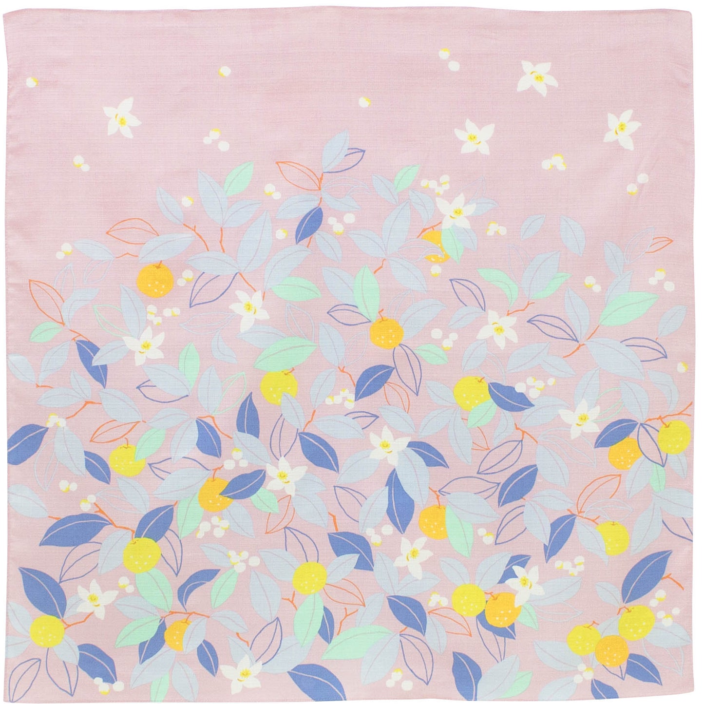 Hime Musubi Furoshiki 70cm | Citrus (Pink)