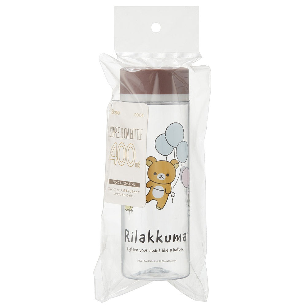 Rilakkuma Clear Bottle | Balloons, 400mL