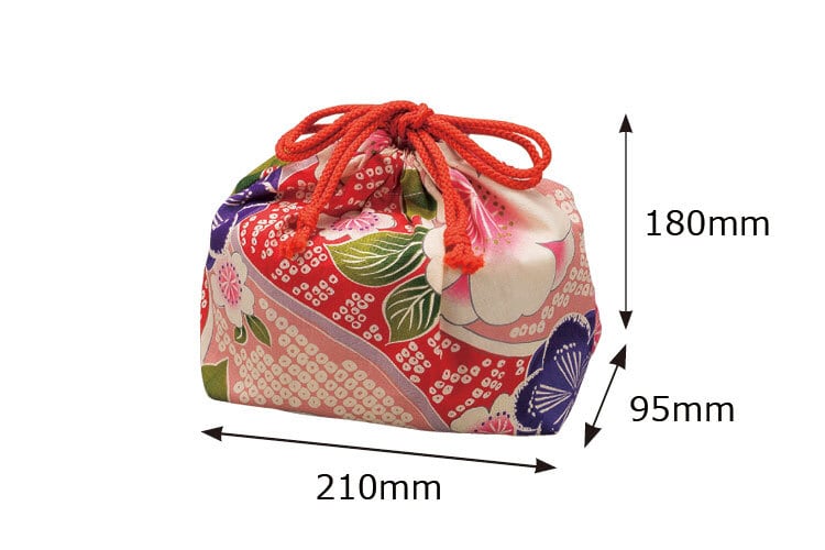 Drawstring Bento Bag (Sakura Pink)