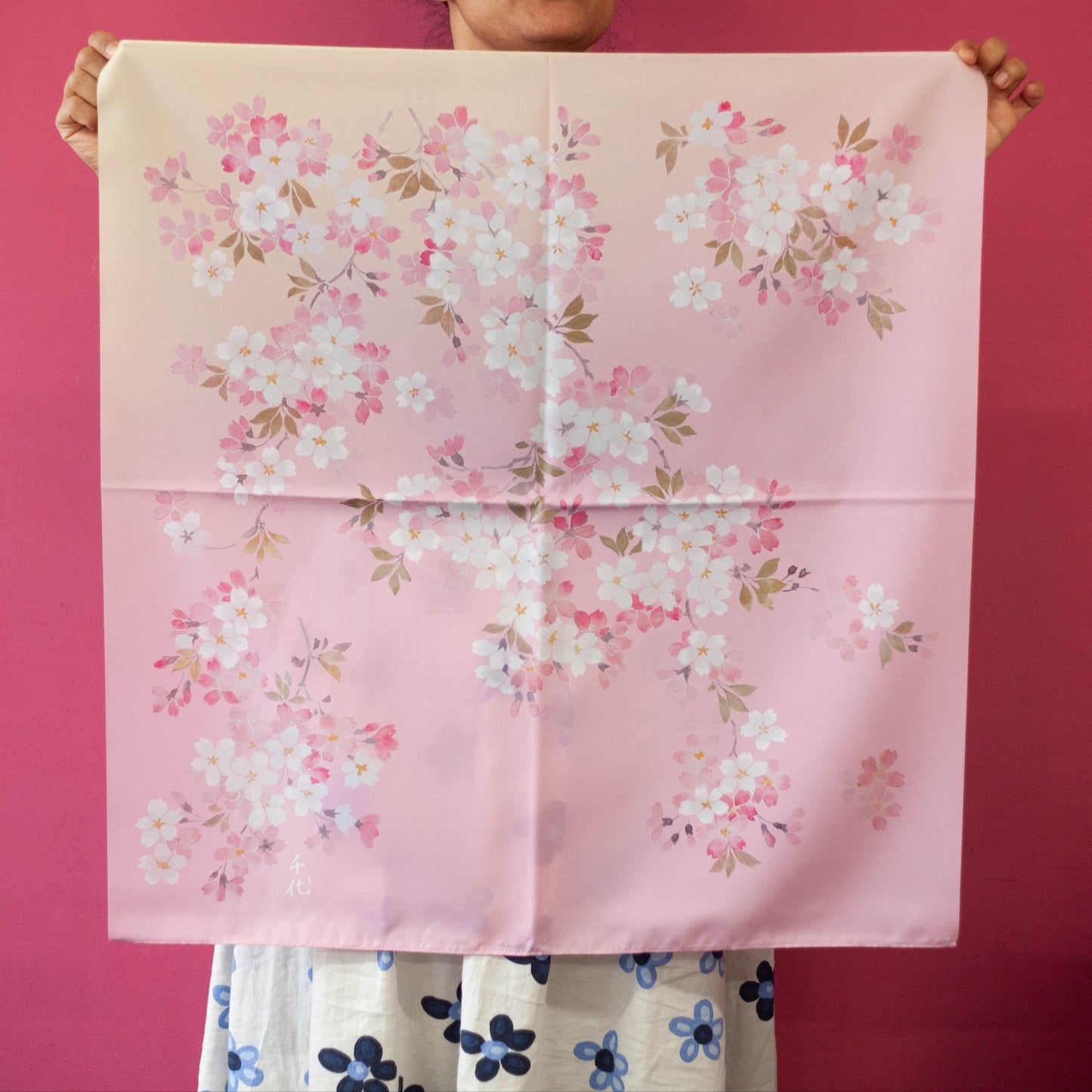 70cm Uno Chiyo Furoshiki | Hanasaki Zakura