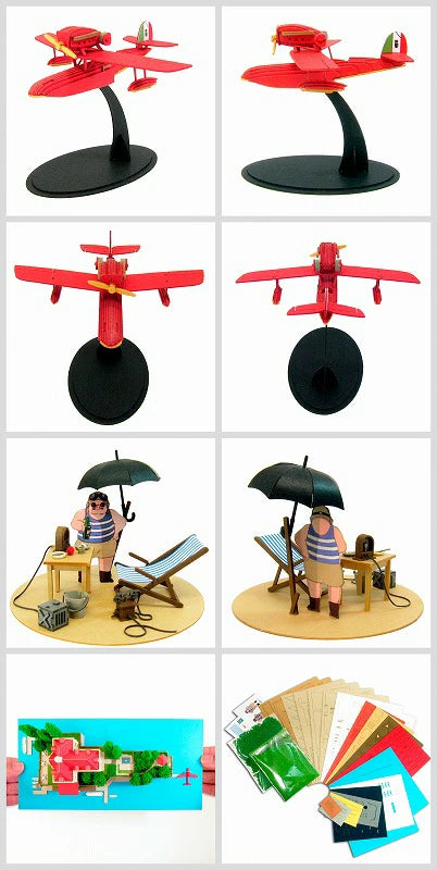 Ghibli Miniatuart | Porco Rosso - Hotel Adriano