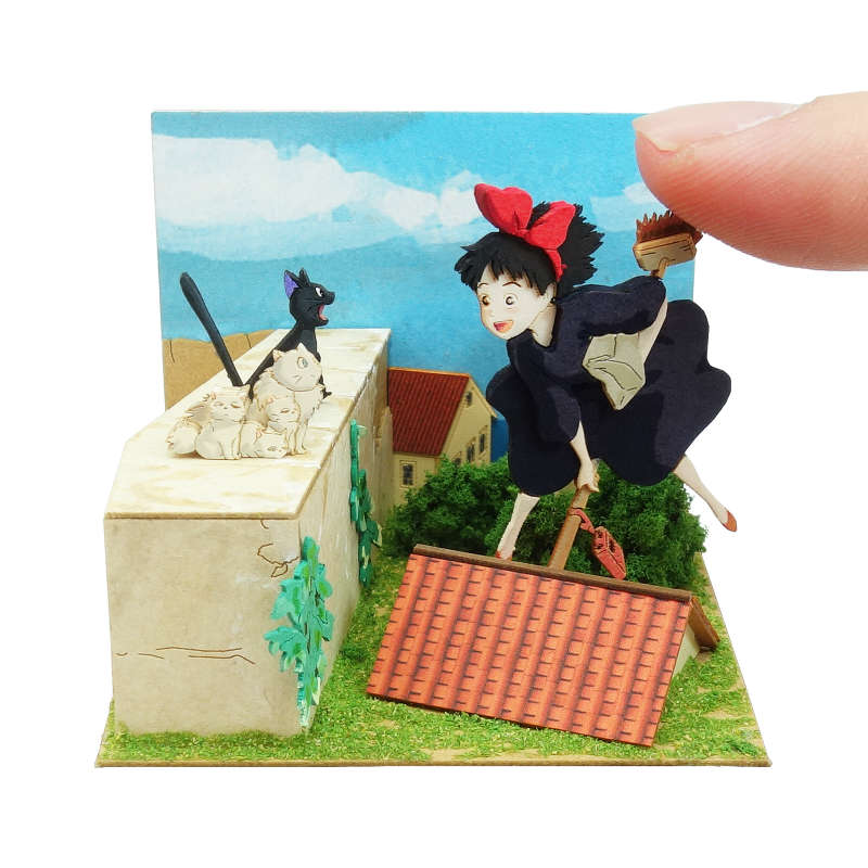 Ghibli Miniatuart Mini | Kiki's Delivery Service - Kiki & Jiji's Family