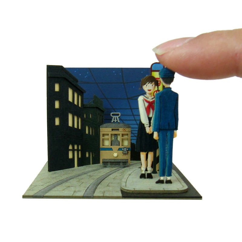 Ghibli Miniatuart Mini | From Up On Poppy Hill - At The Bus Stop
