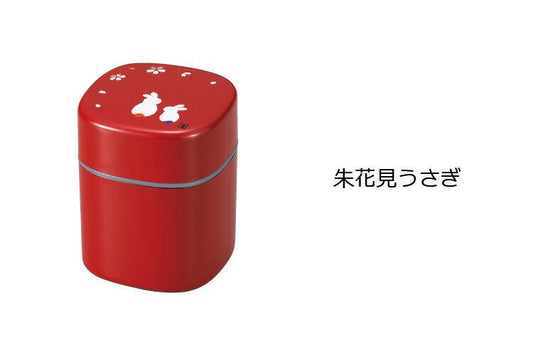 Tea Canister | Hanami Usagi Red