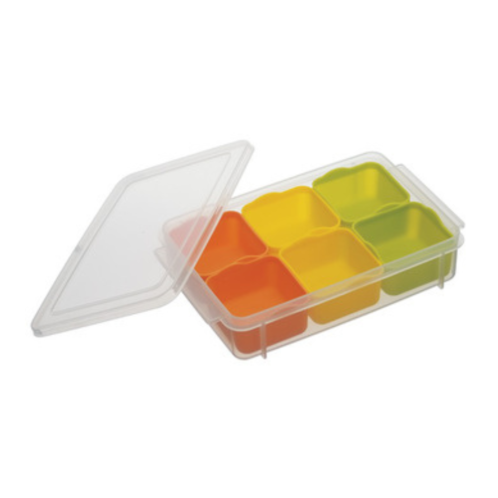 Silicone Divider Cup Set | Square (6 pieces)