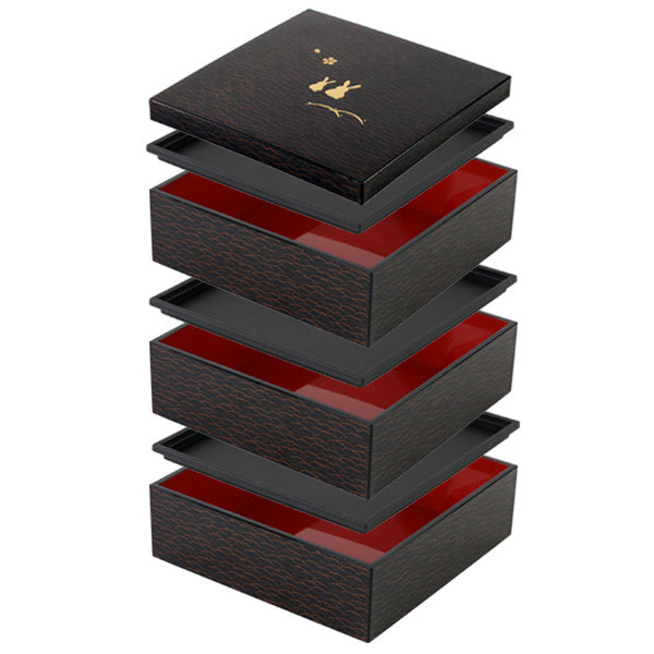 3-tier Picnic Bento | Jimon Usagi