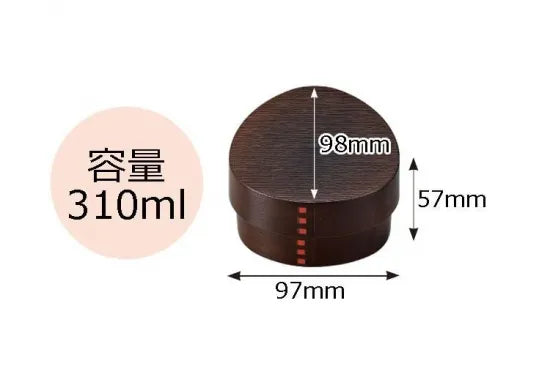 Onigiri Box | Wappa Mokume, 310ml
