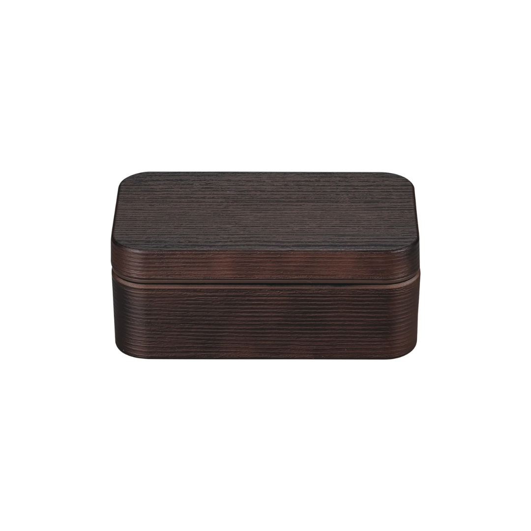 Woody+ Bento | Mokume, Rectangle, 600 ml