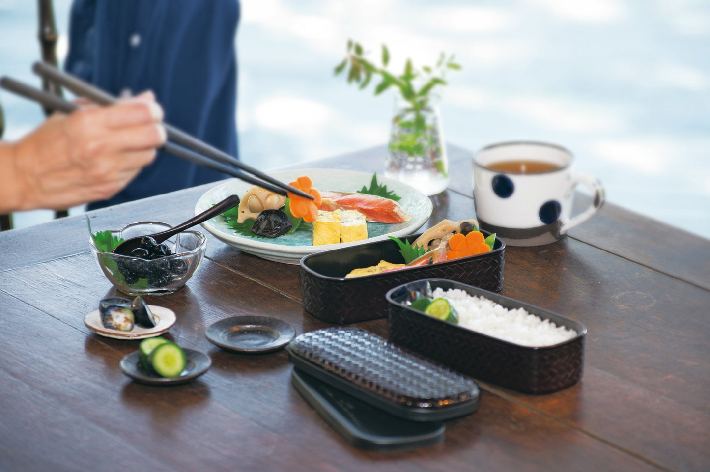 Ajiro Bento Long Dark Brown