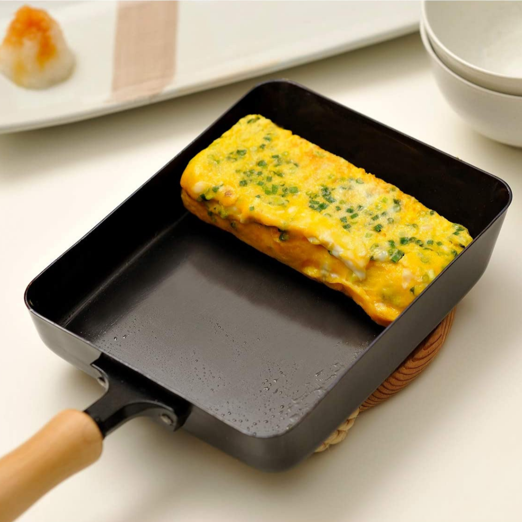 Tamagoyaki Pan Sanjo Iron Chitose 14x18cm