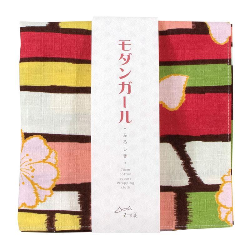 70cm Modern-girl Furoshiki | Sakura Colorful