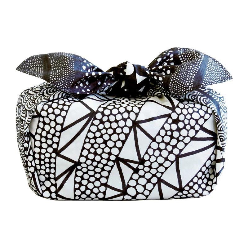 50cm Art Brut Furoshiki | Wind Charcoal