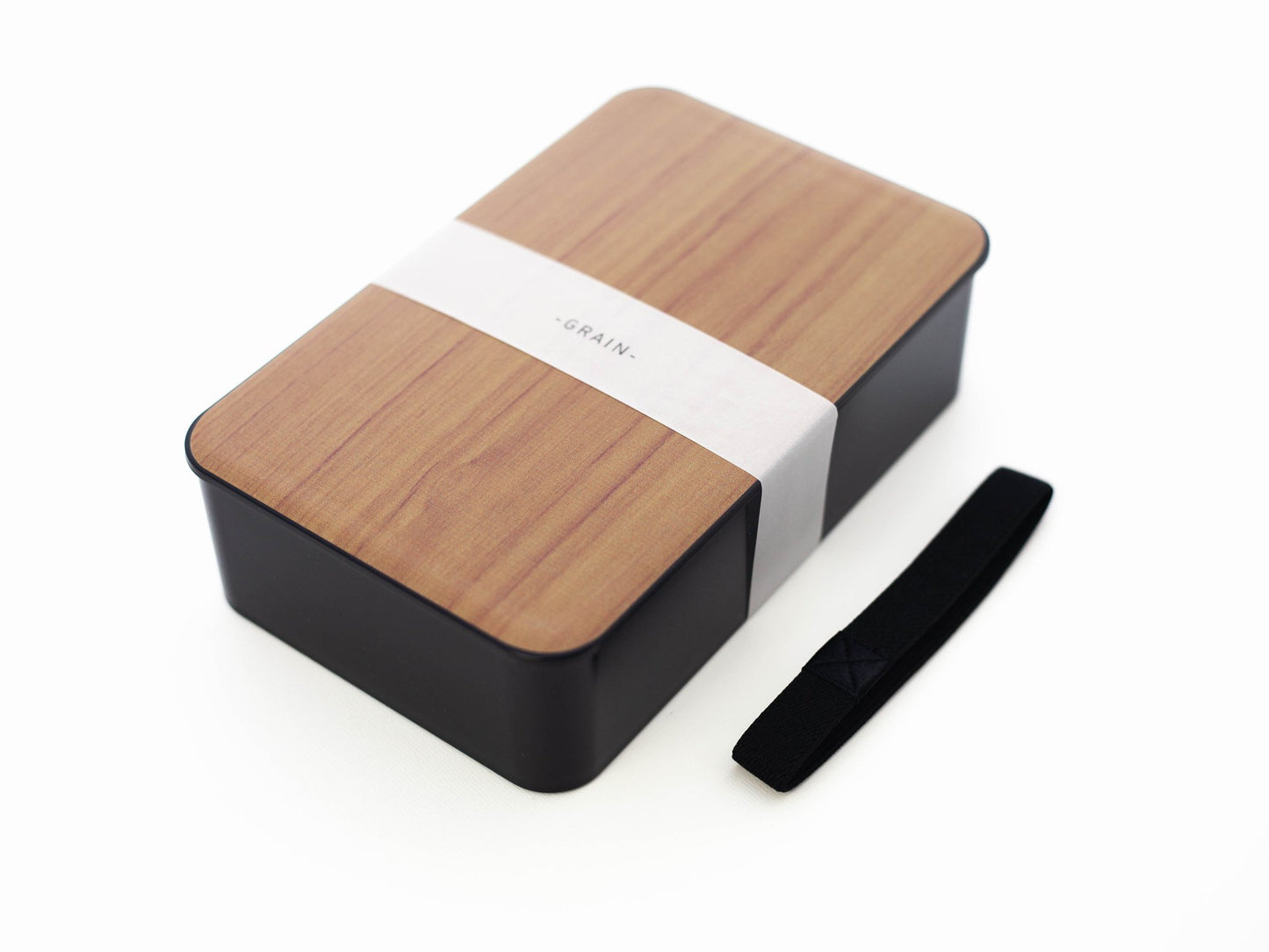 Woodgrain One Tier Bento Box 800mL | Cherry