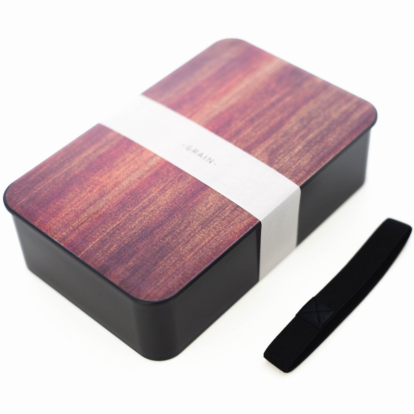 Woodgrain One Tier Bento Box 800mL | Rosewood
