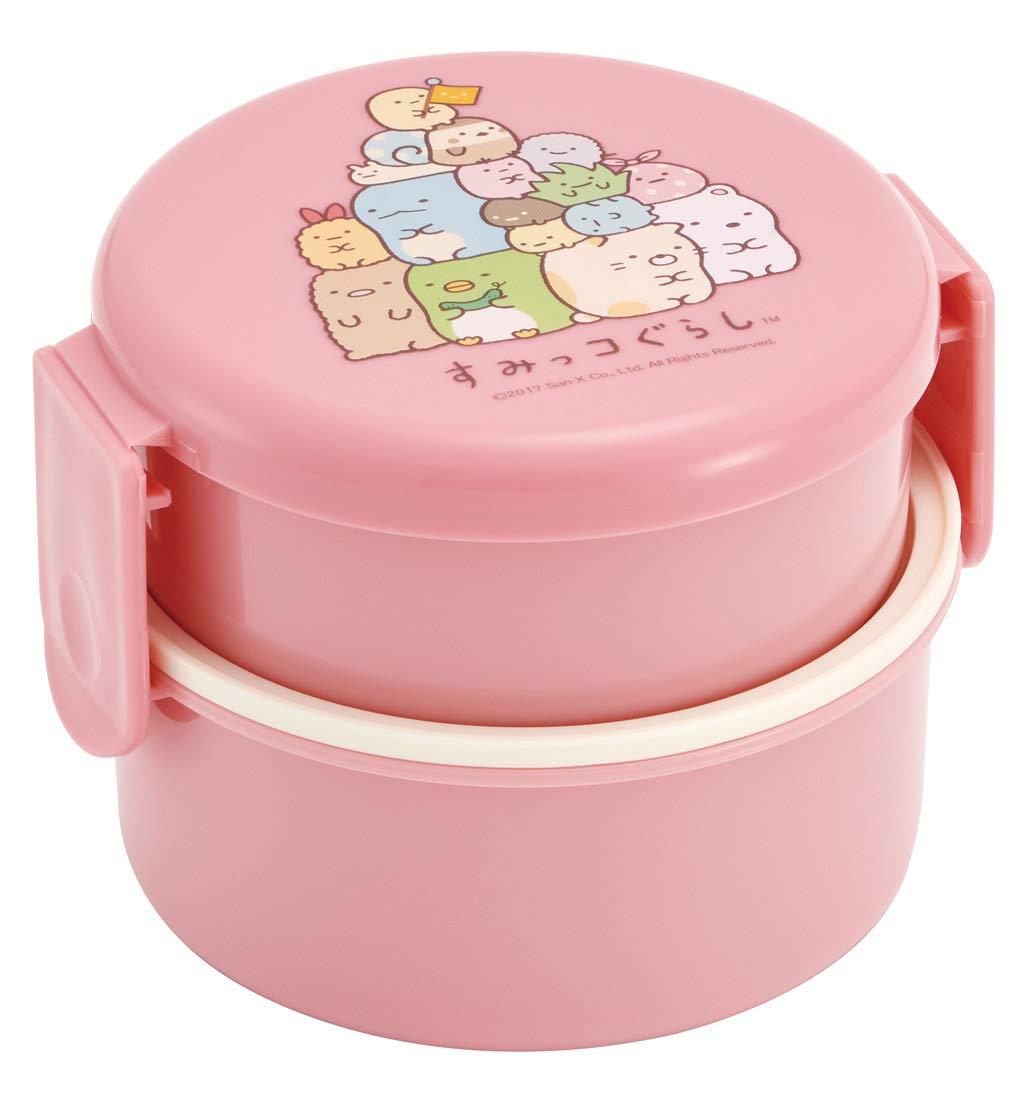 Sumikko Gurashi Round Two Tier Bento | Pink