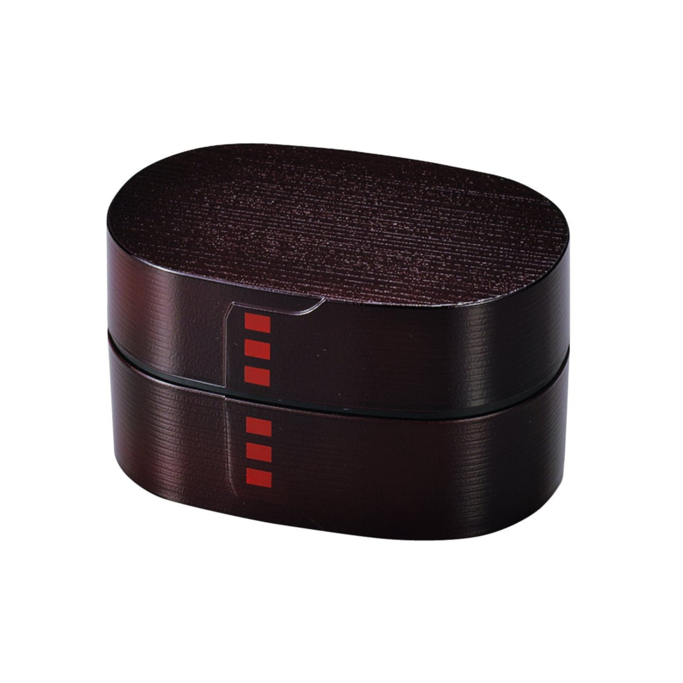 Nuri Wappa Wood Tone Bento Box 520mL | Dark Wood