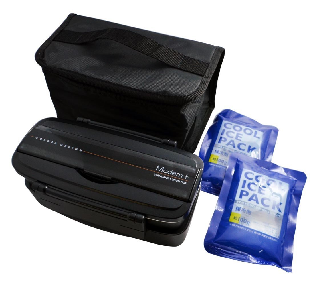Two Tier Tight Lunch Box 900mL with Insulated Lunch Bag