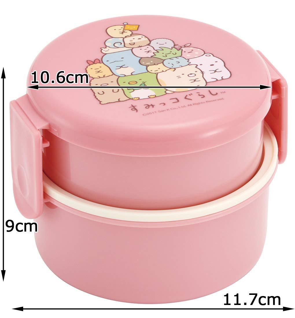 Sumikko Gurashi Round Two Tier Bento | Pink