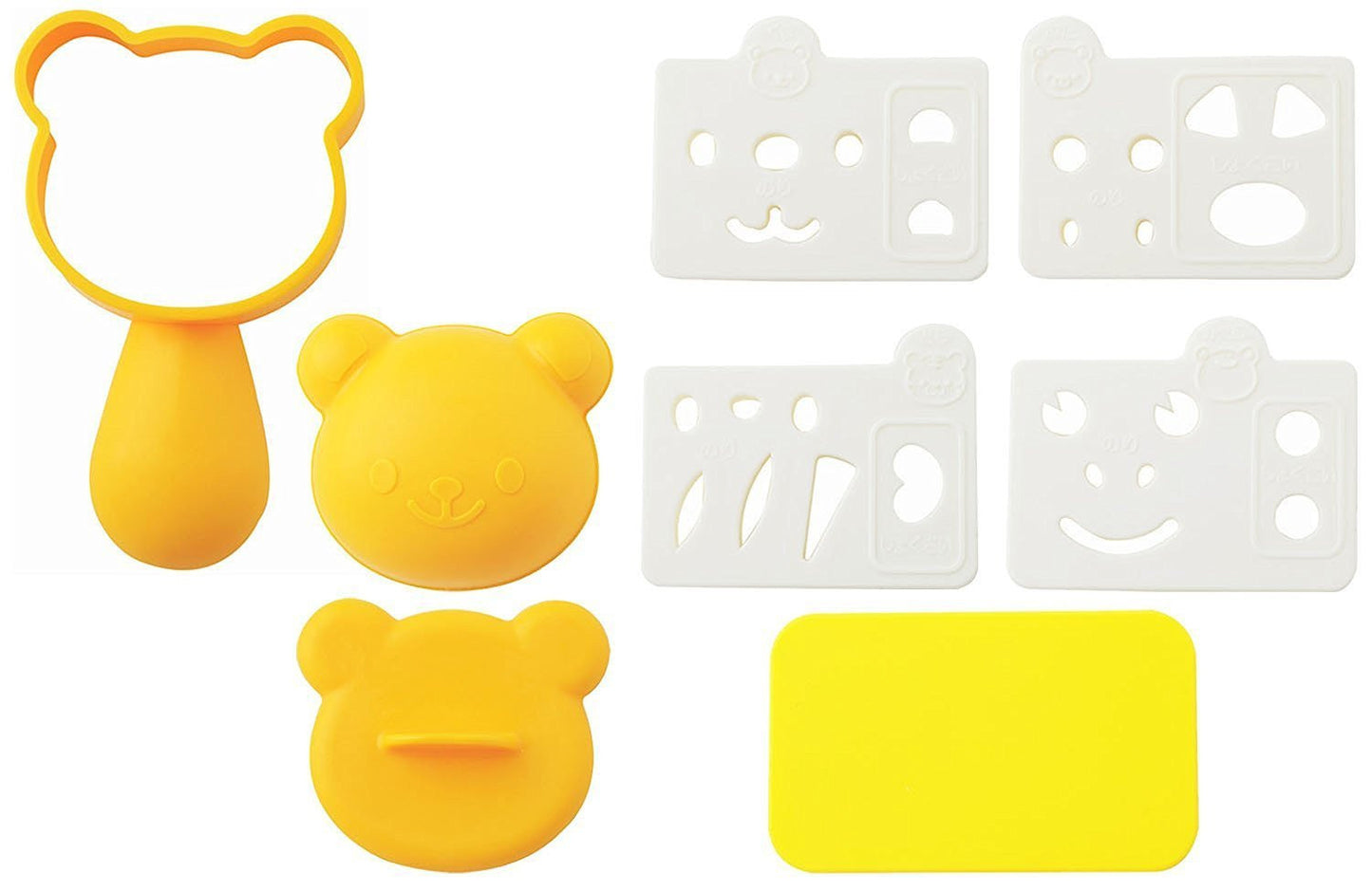 Onigiri Set | Yellow Four different animals