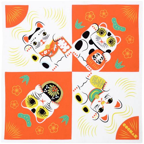 Cochae Furoshiki Musubi | Manekineko