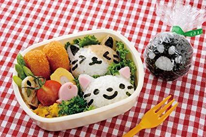 Cat Onigiri Mold Rice Ball Kit Nori Seaweed Punch Cutter Bento Accessories