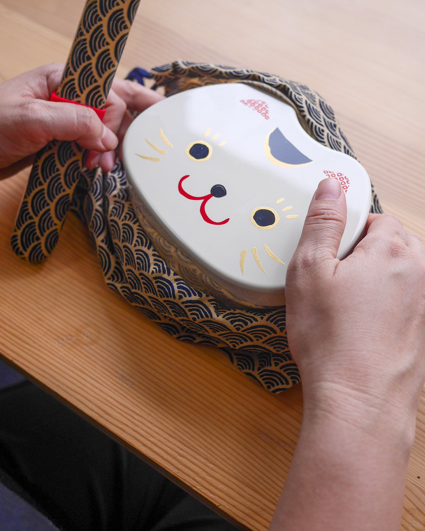 Kao Neko Bento | White