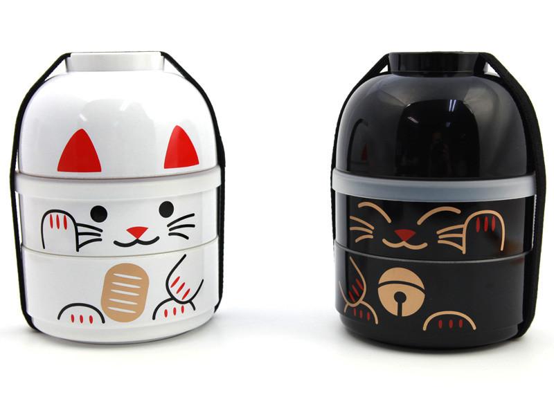 Kokeshi Bento | Maneki Neko, White