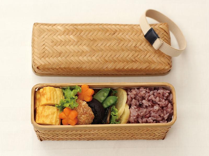 Weaved Bamboo Bento Long