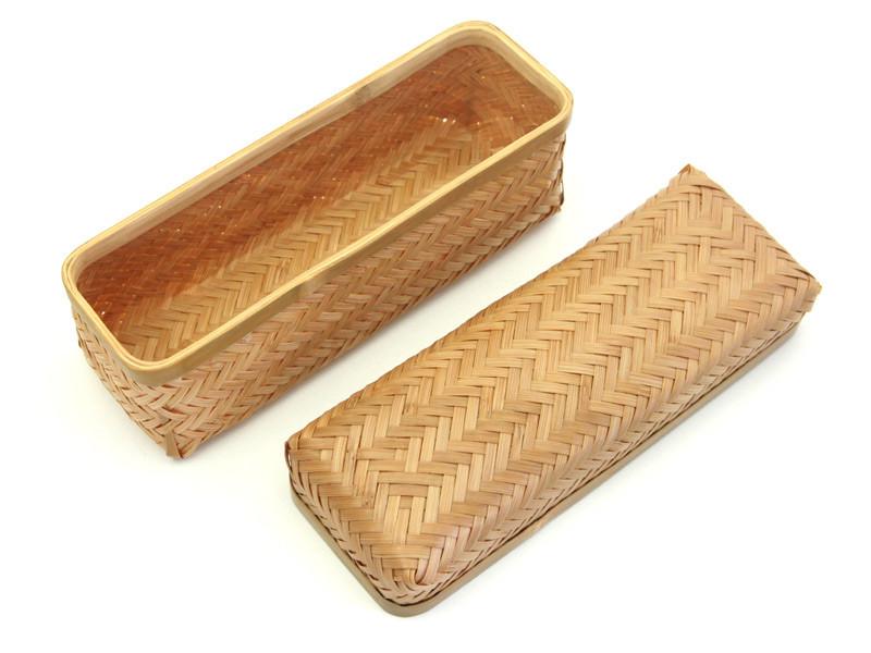 Weaved Bamboo Bento Long