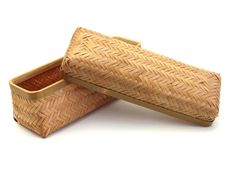 Weaved Bamboo Bento Long