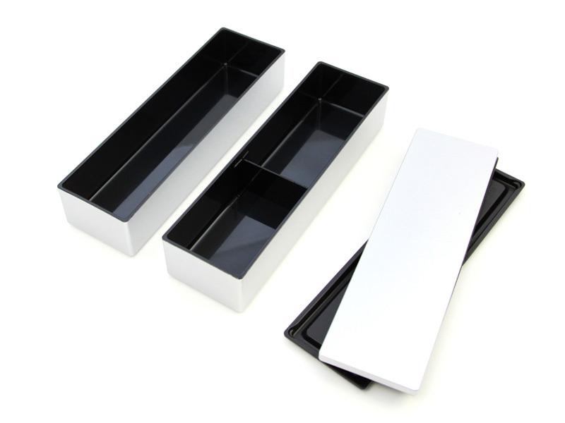 Nagabako Metallic Bento | Silver