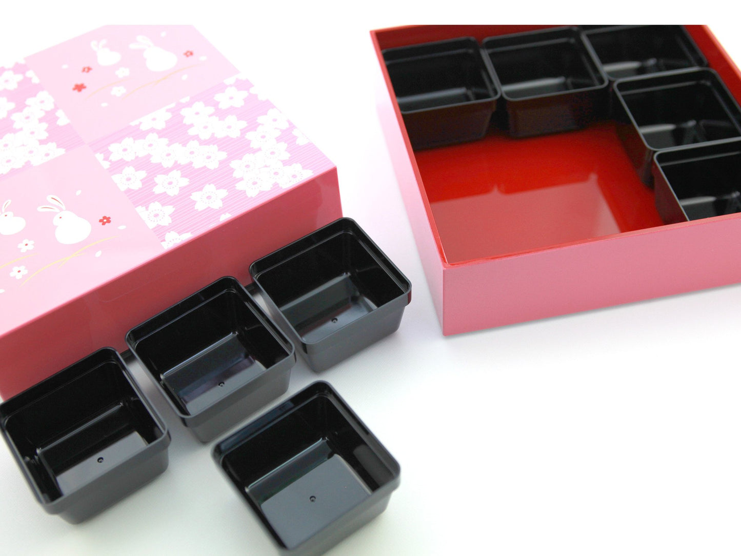 2-tier Picnic Bento | Sakura Hanami 18cm