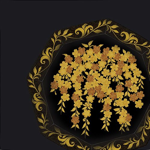 58cm Setsugekka Furoshiki | Hakkaku Bon Sakura