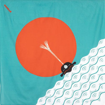 100cm Cochae Musubi Furoshiki | Asahi ni Kujira