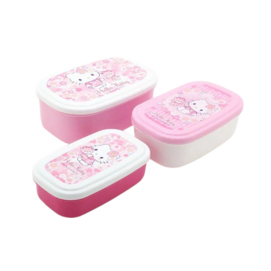 Hello Kitty Food Containers | Sakura, 3-piece set