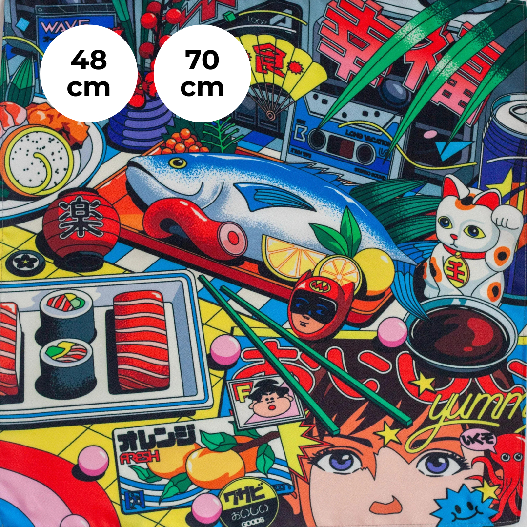 Original City Pop Furoshiki