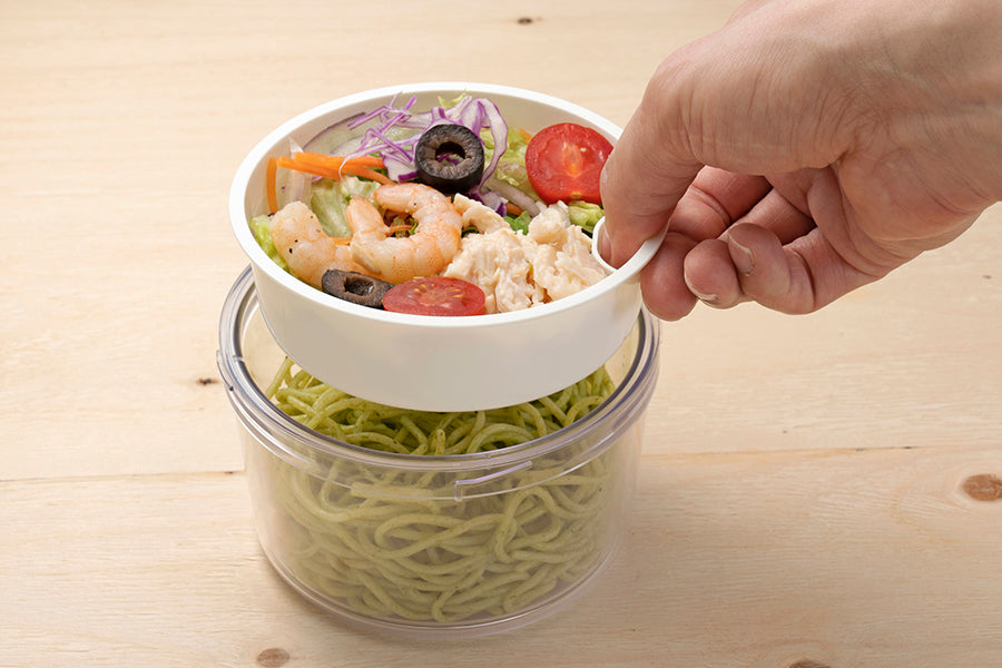 Gel-Cool Round Bento | Salad Case, 400mL