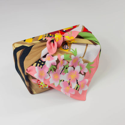 50cm Furoshiki | Mikeneko Hina Matsuri
