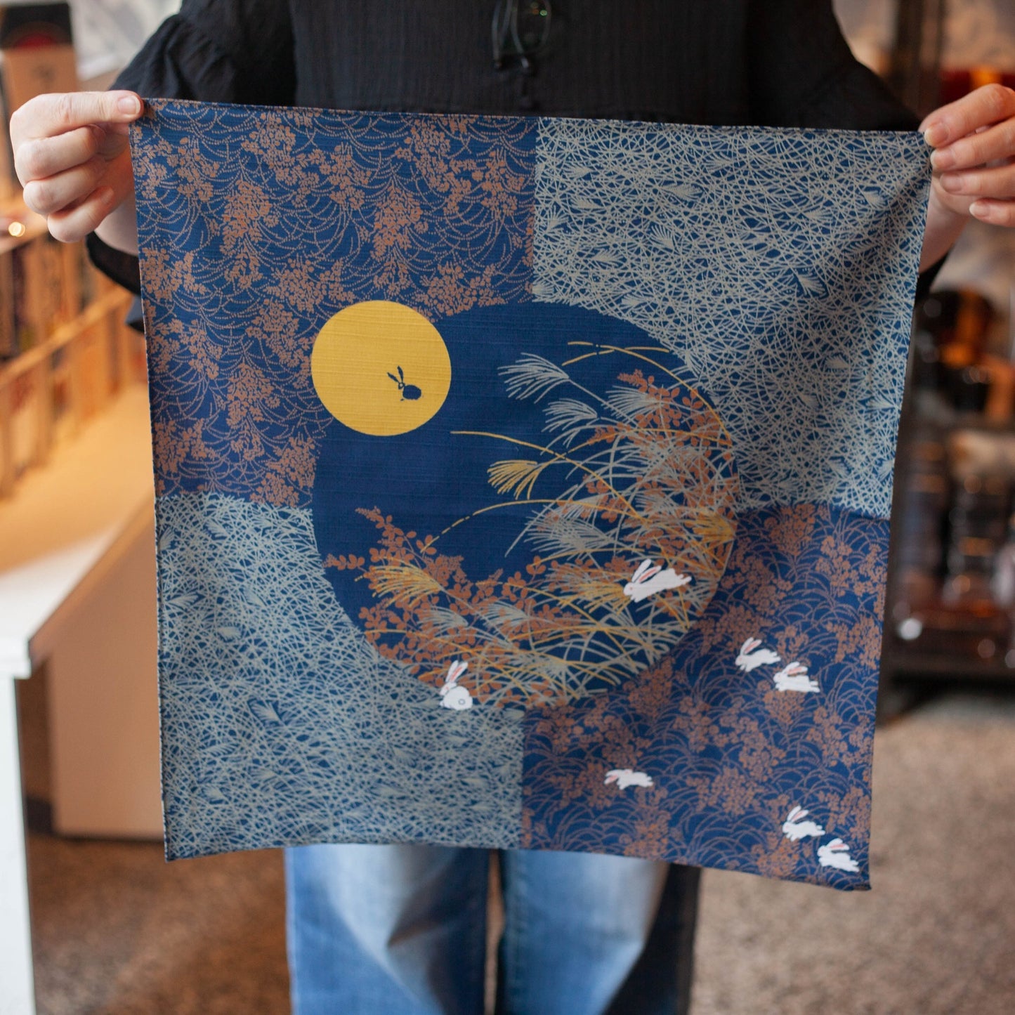 50cm Furoshiki | Tsukimi Usagi