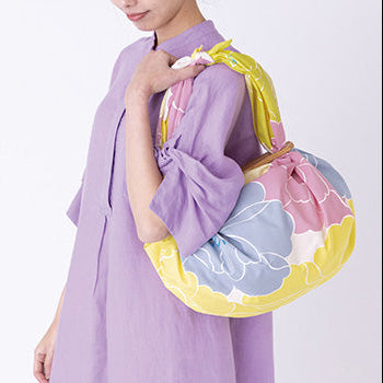 100cm Hime Musubi Furoshiki | Botan (yellow)
