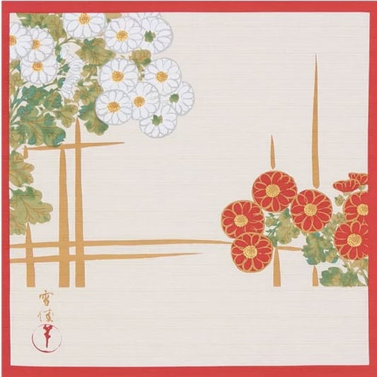 48cm Kamisaka Sekka Furoshiki | Magaki ni Kiku