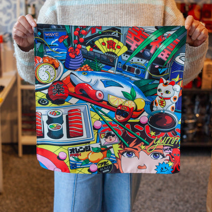 Original City Pop Furoshiki