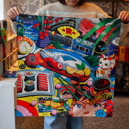 Original City Pop Furoshiki