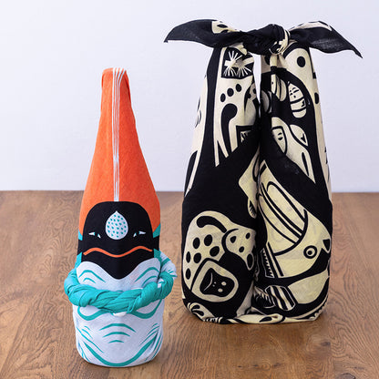 100cm Cochae Musubi Furoshiki | Kyodo Gangu